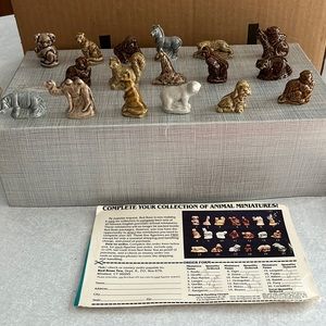 Red Rose Tea miniature animal collection